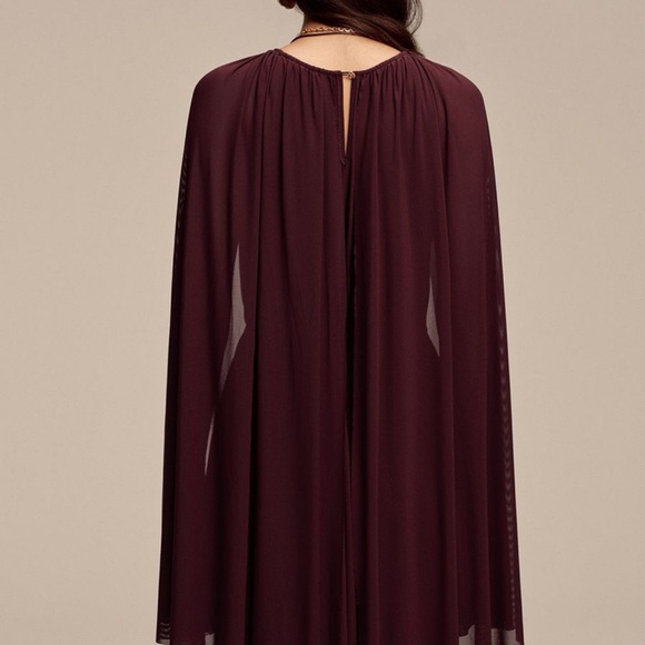 Commense Long Sleeve Burgundy Dress - Picture 5 of 5